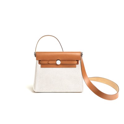 HERMES HERBAG ZIP 20 BAG HB20R0134CL (20*17*7cm)